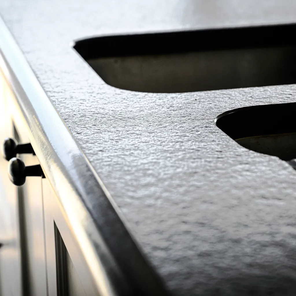 Keukenwerkblad in natuursteen Wackenier Veurne